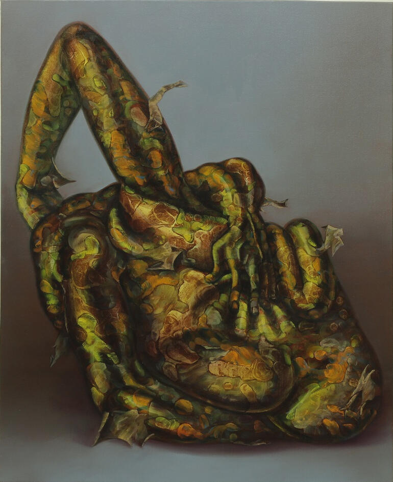 shape of heart / 80 x 65 cm / oil on canvas / 2022