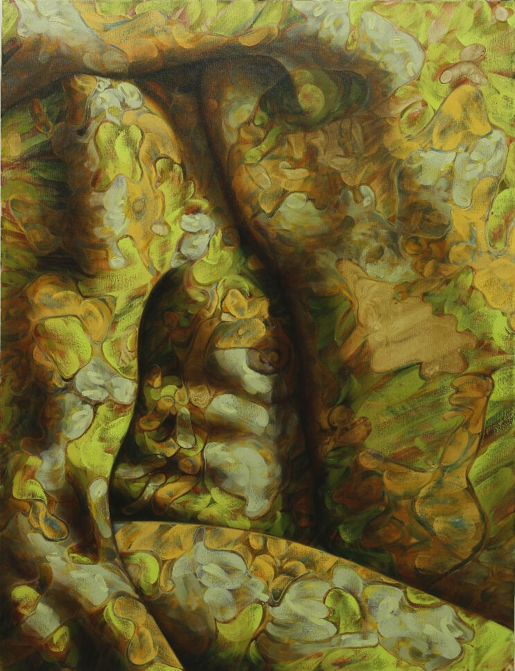Embrace 1/ 120 x 96 cm/ oil on canvas/ 2023